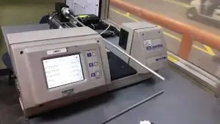 Rod mill off line sample diameter inspection system