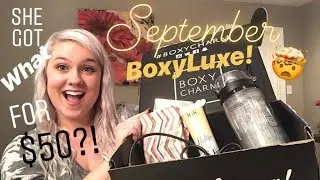 September BOXYLUXE REVIEW!!