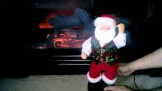 1999 NEW Rockin' Around Santa Animated Dancing Christmas Decoration BOXED SOLD on eBay