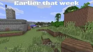 Lets play Minecraft no poor Captain obvious