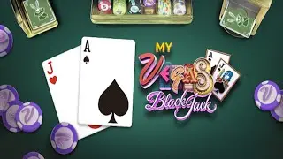 myVEGAS Blackjack &ndash; Casino (by PlayStudios) IOS Gameplay Video (HD)