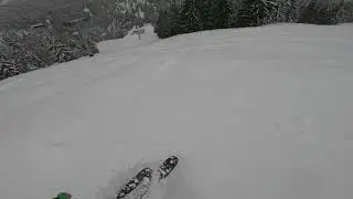 Hyak, WA - Solo slackcountry skiing
