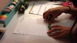 Filofax Week 52 Decoration Tutorial