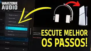 COMO ESCUTAR MELHOR OS PASSOS DOS INIMIGOS NO WARZONE - 2026! MELHOR CONFIG DE AUDIO ATUALIZADA!