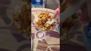 Eat or Pass? Caramel Popcorn Ice Cream #eatorpass #seaworld #icecream #tastetest #shorts