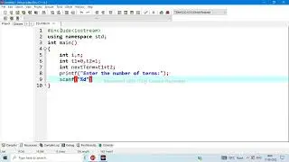 #USE OF THE FIBONACCI SERIES IN C++ PROGRAM#