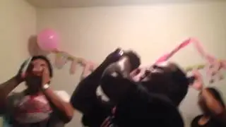 baby bottle drinking contest
