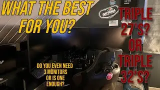 Triple screen setup? 27's VS 32's WHATS THE BEST FOR YOU!