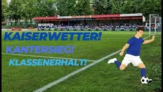 Kaiserwetter! Kantersieg! Klassenerhalt! Der Würzburger FV 04 schlägt den 1. FC Geesdorf