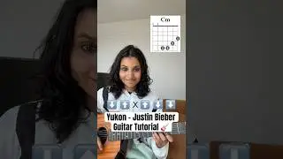 How To Play Yukon - Justin Bieber on Guitar FAST 🎸 #shorts
