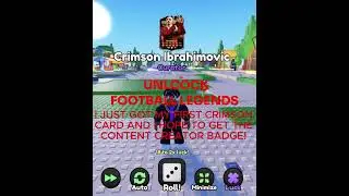 js got my first crimson card in unlock football legends!