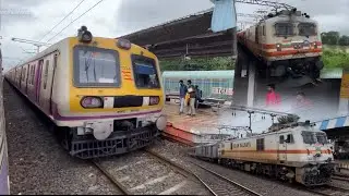 Mesmerizing Monsoon EMU Ride 🌧️ | Pune&ndash;Lonavala Local | Pure Rail Sounds