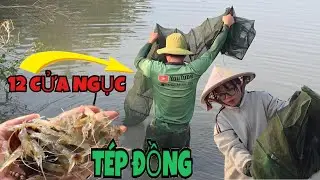 Đặt Cửa Ngục_Bắ.t Nhiều Con Tép Đồng To Bự Trong Ao Công Trình_Ăn Bữa Cơm Cùng BÀ...| ONMT #Tập 173