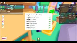 My top 6 top donators in pls donate!