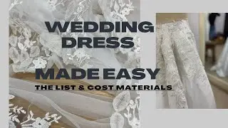 MATERIALS USED FOR A WEDDING DRESS
