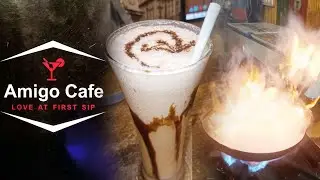 Fire Honey Chili Potato ❤️ || Amigo Cafe Kanpur || #foodie #honey #chili #potato #subscribe