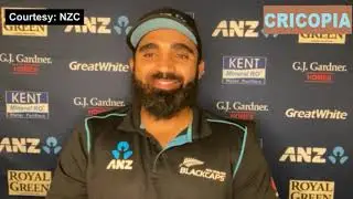 Ajaz Patel Interview - Emotional playing test match in Mumbai in front of family | Pre match