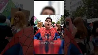 Finalmente porco aranha conhece o Tom Rol&atilde;o!#porcoaranha