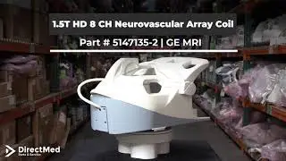 1.5T HD 8 CH Neurovascular Array Coil Part # 5147135-2 | GE MRI