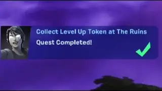 Fortnite Quest - Collect Level Up Token at The Ruins - Chapter 3 Season 1