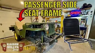 Passenger Seat Frame (Install) | 1946-1949 CJ-2A Willys Jeep