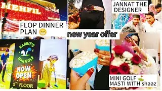 jannat Dhamaka offers Mini golf ⛳ masti  hyderabadi girls Day out 😜 #viral #vlog #trandingvlog #fyp