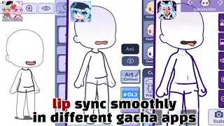 smooth lip sync in gacha life vs in gacha nebula vs gacha life 2 😨