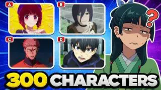 🤔 Guess the ANIME by 4 CHARACTERS 🔥| Anime Quiz