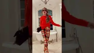 Styling plaid pants #shorts