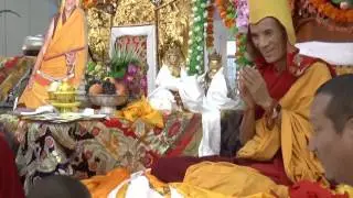 Enthronement of the 103rd Gaden Tripa at Drepung Loseling Monastery, India, November 7, 2016.