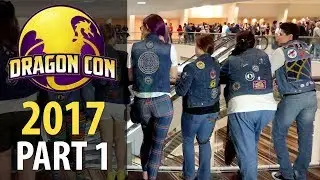 Dragon Con 2017 Part 1: Plane, Pizza, & Patches | Convention Vlog