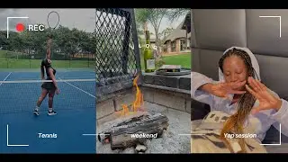Vlog: Playing Tennis for the first time | Braai |Yapping | +More