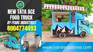 Tata ACE food truck conversion Trending Food Truck Design Food Van Setup | Tata Ace Customization