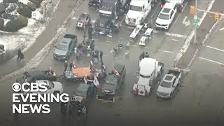 Trucker protest in Canada cuts off critical trade routes