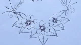bed sheet designs drawing tutorial ||