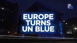 #EuropeTurnsUNBlue - European Quarter Brussels