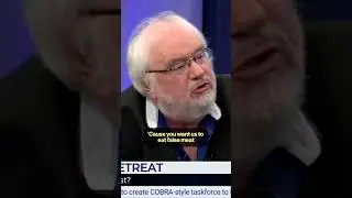 Vegan called out on live TV! #veganism