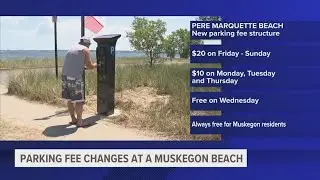 Muskegon balancing beach access and revenue with new parking fee structure