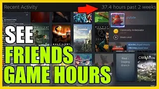 How to See Friends Game Hours on Steam! (Best Method)