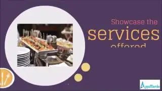 Appsmarche catering app video