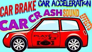 Car Driving Sound Effects | Brake | Acceleration | Engine | Crash | Window Wipers | Horn Beep
