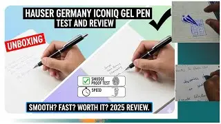 Тест и обзор гелевой ручки Hauser Germany Iconiq