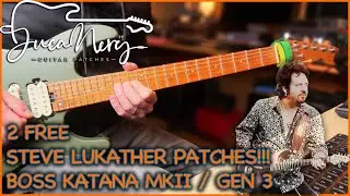 Boss Katana - Toto - Steve Lukather FREE Patches!!