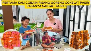 COBA BIKIN CENDOL DAN GORENG PISANG COKELAT PASIR RASANYA ENAK BANGET