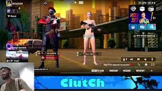 CLUTCH  pubg mobile live stream // full  pom pom