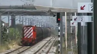 Dupla trac&ccedil;&atilde;o frente e cauda com duas CP MLW 1550 Alhos Vedros 29 Ago 2009