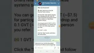 AIRDROP BARU !!! GIFT VOUCHER TOKEN AIRDROP | FREE 0.5 GVT