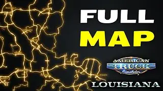 ATS Louisiana FULL MAP Reveal (SUPER DENSE!!) + ALL NEW CITIES