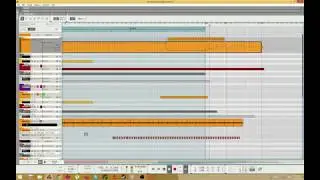 Producing some more on my latest dub-techno song