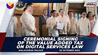 Ceremonial Signing of the Value Added Tax on Digital Services Law 10/2/2024